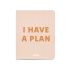 Планер "I have a plan" бежевий