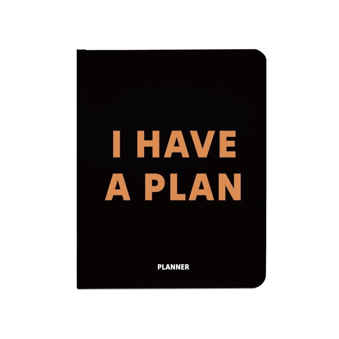 Планер ORNER "I have a plan" чорний