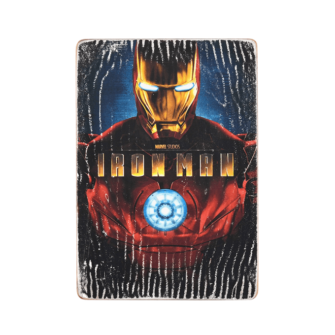 Дерев'яний постер "Iron Man # 1"