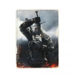 Деревянный постер "Witcher #1 with sword"