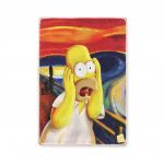 Деревянный постер "Homer`s Scream"