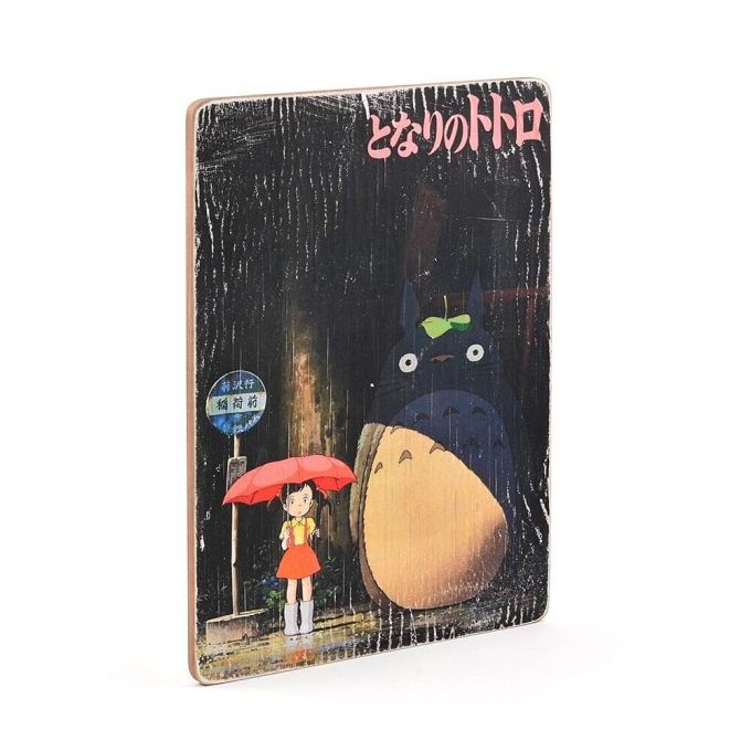 Деревянный постер "My Neighbor Totoro"