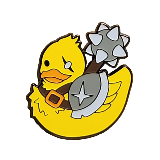 Значок Илька и Сорока  "Утка-Варвар"