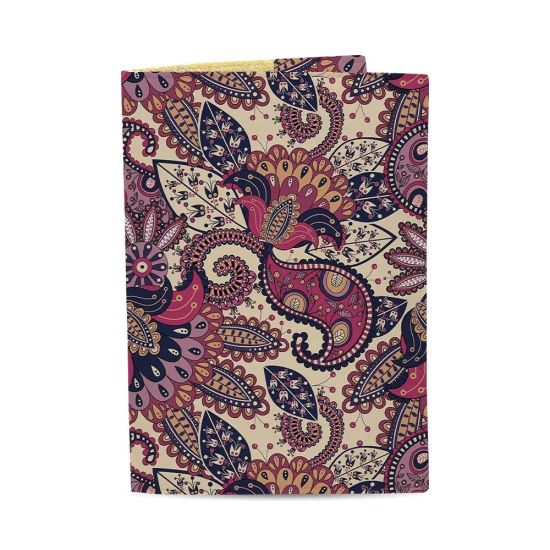 Обложка на паспорт "Фиолетовые узоры"