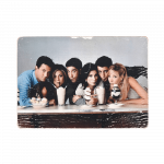 Деревянный постер "Friends. Друзья пьют коктейли"