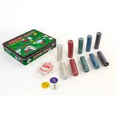 Покерный набор на 500 фишек с номиналом + сукно