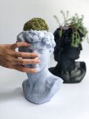 Арт-вазон "Давид"(светло-синий)