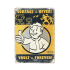 Деревянный постер "Fallout #1 Surface - never!"