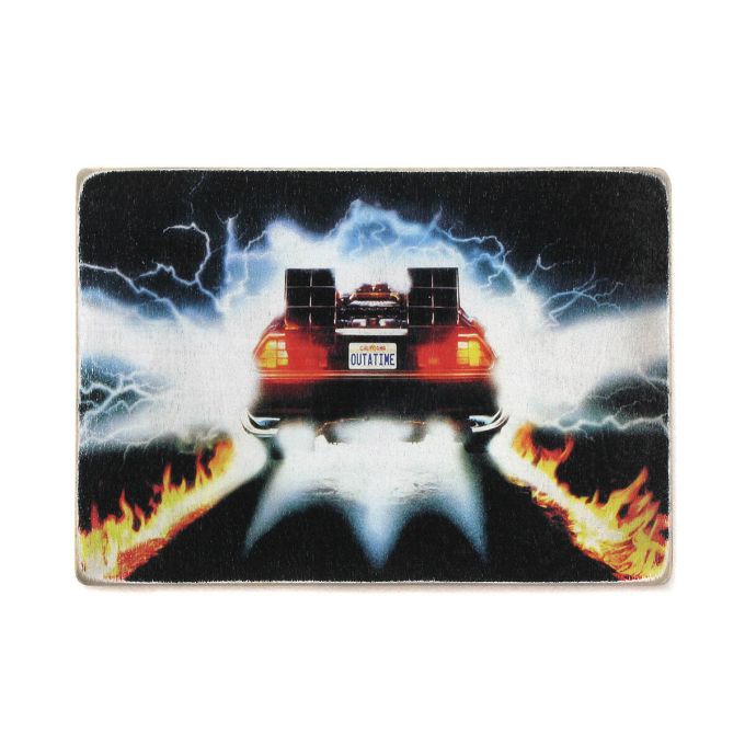 Дерев'яний постер "Back to the future. Назад у майбутнє. Де Лорєан"