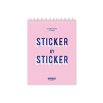 Стикербук розовый (Sticker book purple)