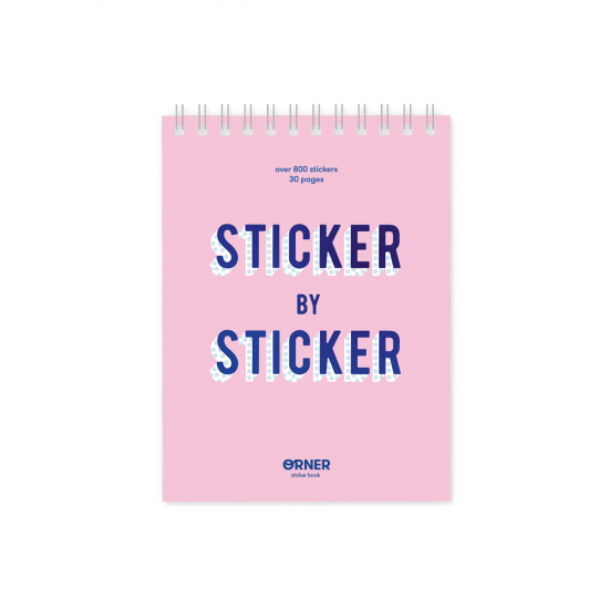 Стікербук рожевий (Sticker book purple)