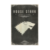 Дерев'яний постер "Game of Thrones # 19 Stark (black)"