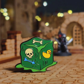 Значок Илька и Сорока  "Желатиновый куб"