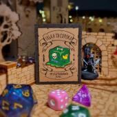 Значок Илька и Сорока  "Желатиновый куб"