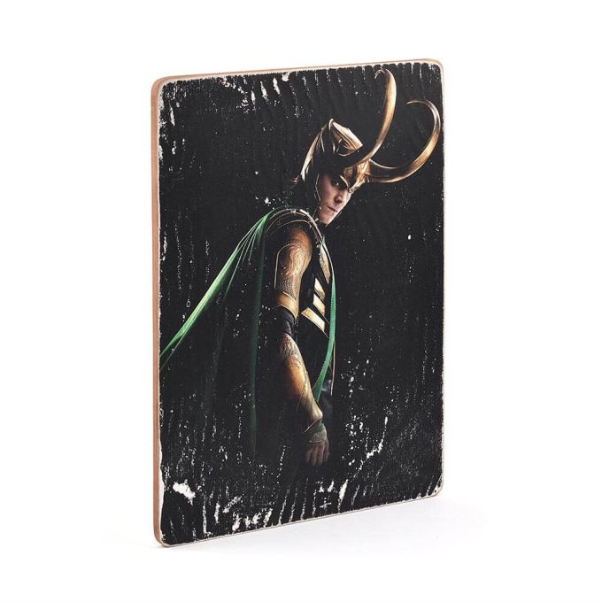 Дерев'яний постер "Loki in helmet"