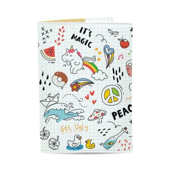 Обложка на паспорт "Тетрадь"