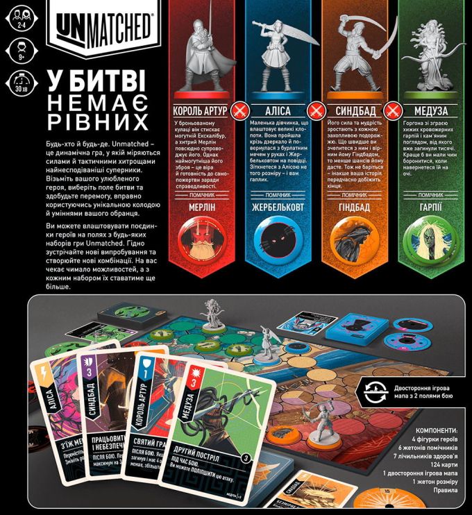 Unmatched: Битва Легенд. Частина перша (Unmatched: Battle of Legends, Volume One)