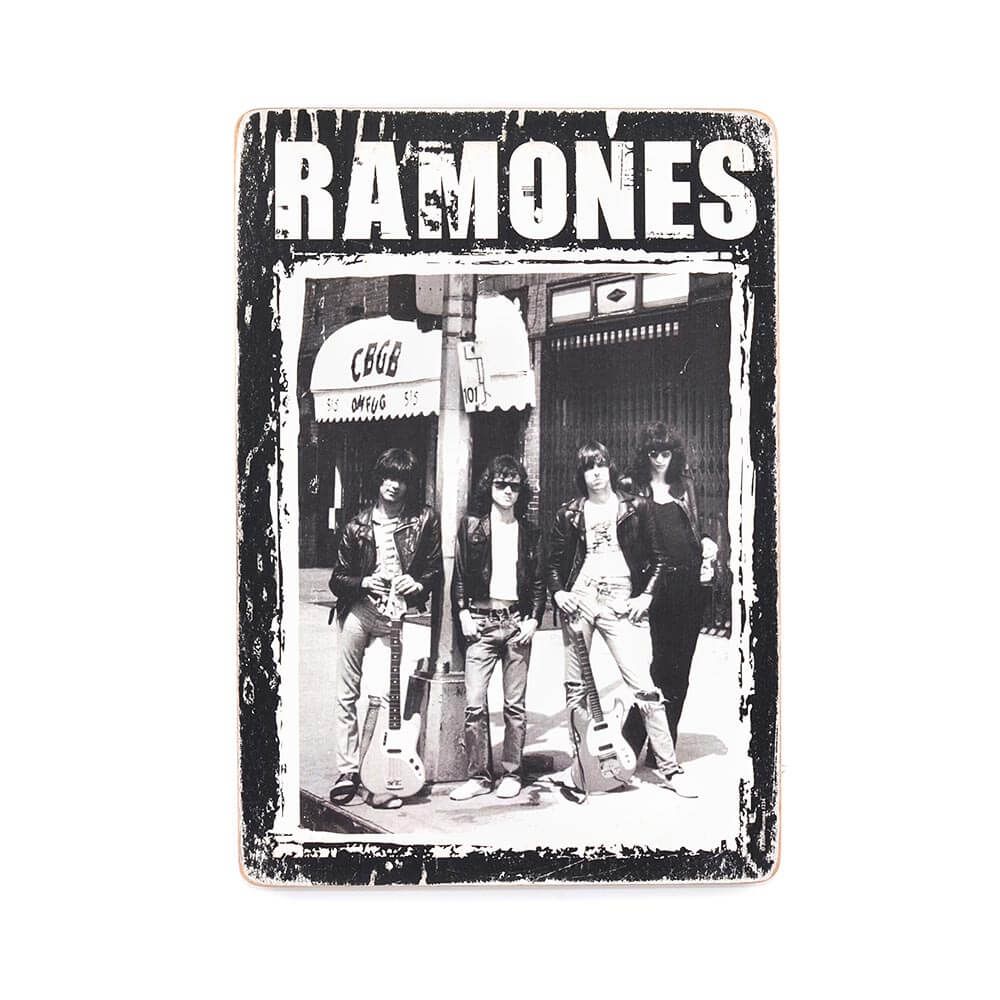Дерев'яний постер "Ramones # 1"