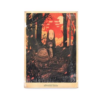 Дерев'яний постер "Spirited Away # 2 vintage"