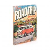 Деревянный постер "VW #4 The little Road Trip"