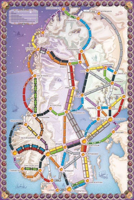 Квиток на поїзд: Північні Країни (Ticket to Ride: Nordic Countries)