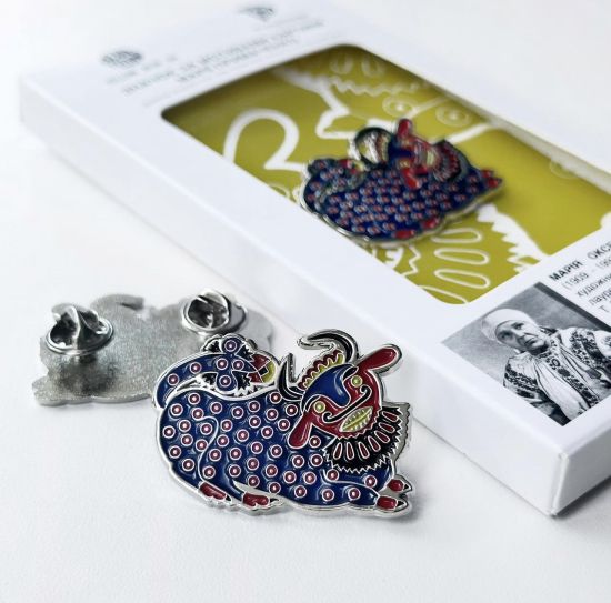 Значок Y&B «Синій бичок»