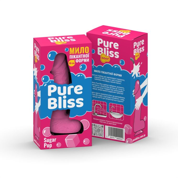 Мило пеніс Pure Bliss Mini рожевий Sugar Pop