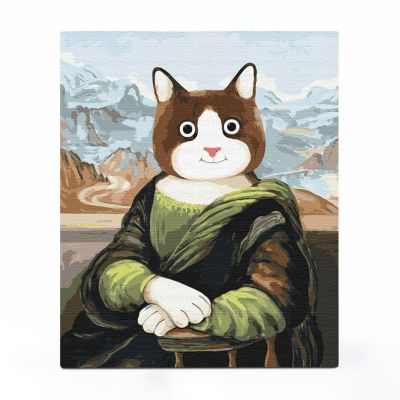 Картина по номерам «Кото Лиза» 