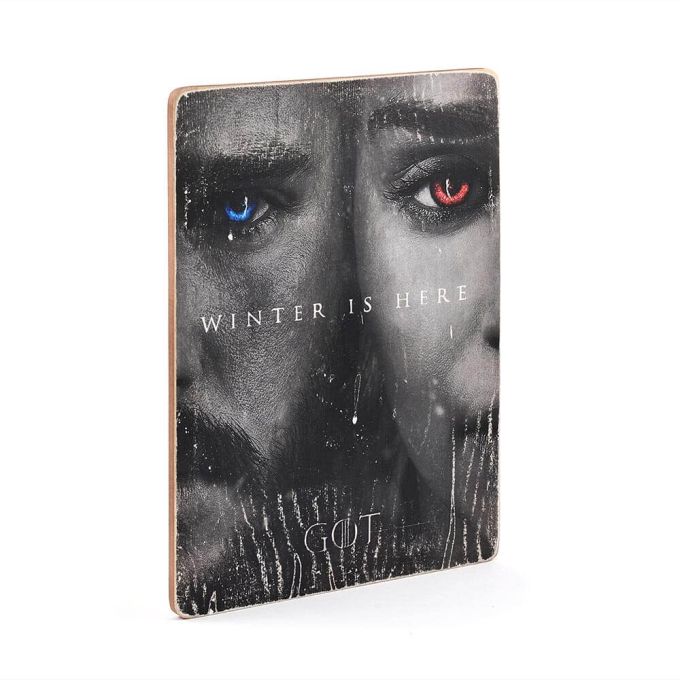 Дерев'яний постер "Game of Thrones # 48 Winter is here"