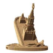 Картонний 3Д пазл "The end of russian warship"