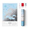 Скретч карта Европы Travel Map Silver Europe
