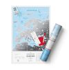 Скретч карта Европы Travel Map Silver Europe