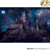 Фігурний дерев'яний пазл Гаррі Поттер - Замок Гоґвортс (Night)