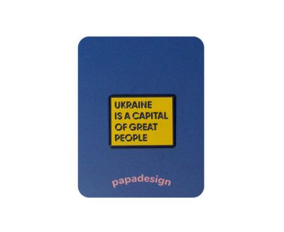Пін "Ukraine is a capital"