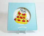 Тарілка "Пицца-мопс"