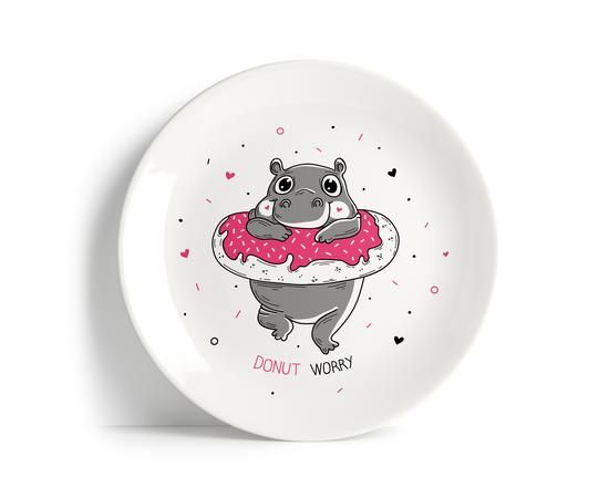 Тарілка "Donut Worry"