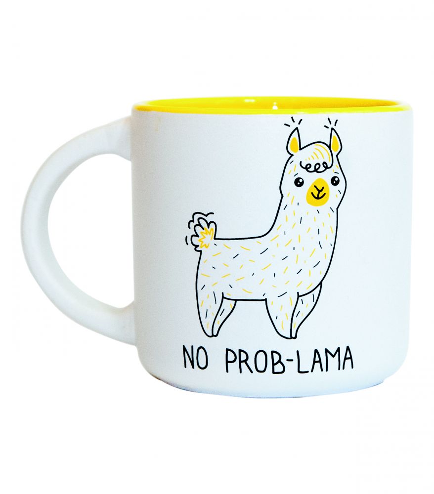 Чашка матовая "No Prob-Lama"