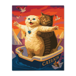 Картина по номерам "Котаник"