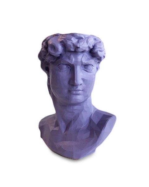 Арт-вазон "Давид" (фіолетовий)