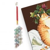 Картина за номерами «Кіт-гедоніст»