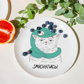 Тарілка Orner «Кіт в шапці змії»