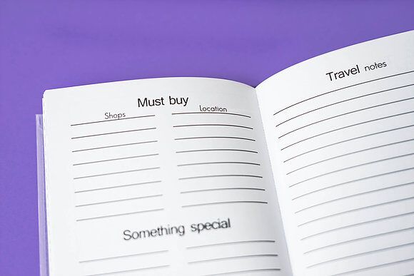  Планер подорожей Лавандовий "Travel Book" Lavender 