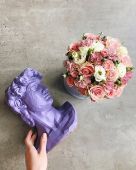 Арт-вазон "Давид" (фіолетовий)