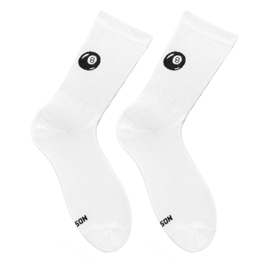 Носки Дед Носкарь Бильярд белые