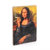 Деревянный постер "Mona Lisa"
