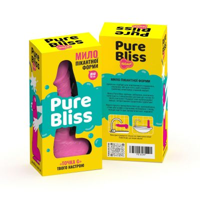 Мило пеніс Pure Bliss Big рожевий