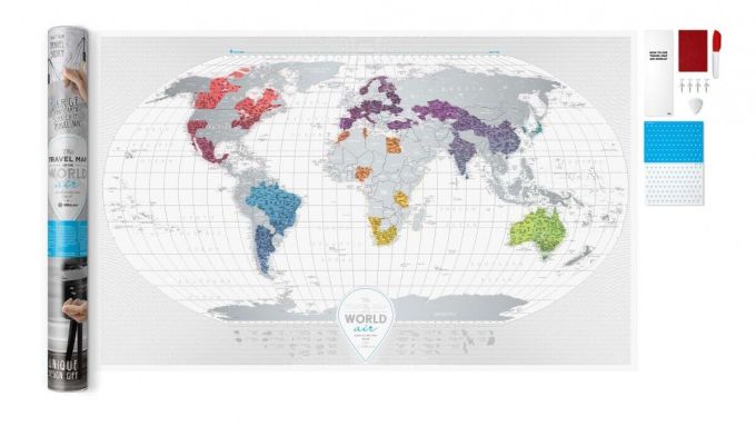 Скретч Карта Світу Travel Map AIR World