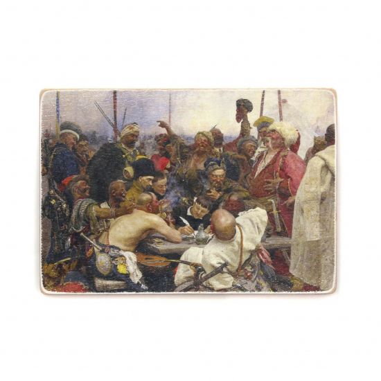 Деревянный постер "Cossacs writing a letter"