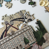 Фігурний дерев'яний пазл Харків