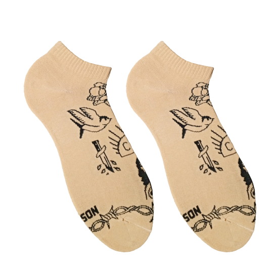 Шкарпетки Дід Носкарь Короткі Tattoo